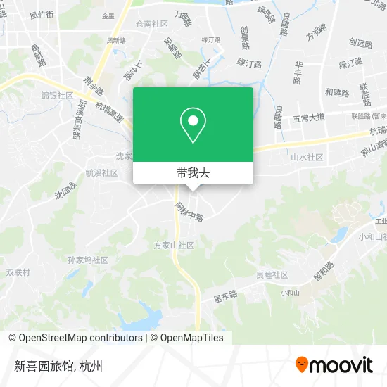 新喜园旅馆地图