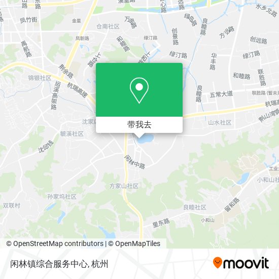 闲林镇综合服务中心地图
