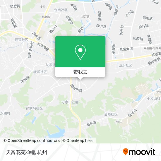 天富花苑-3幢地图