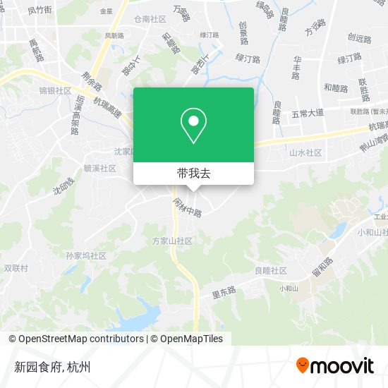 新园食府地图