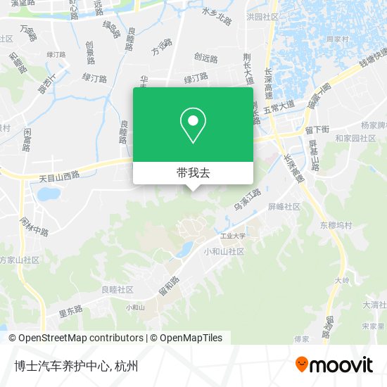 博士汽车养护中心地图