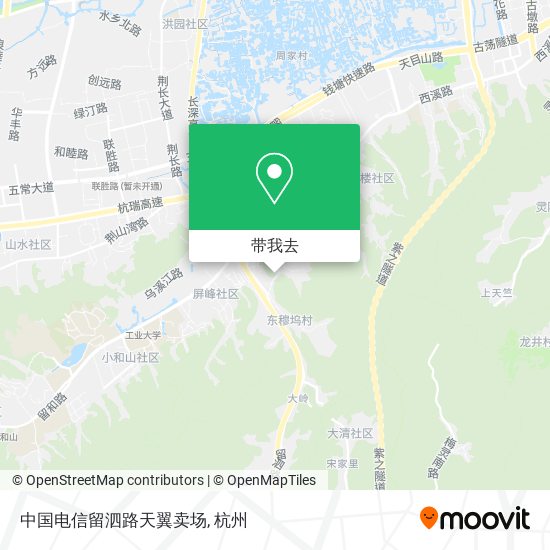 中国电信留泗路天翼卖场地图