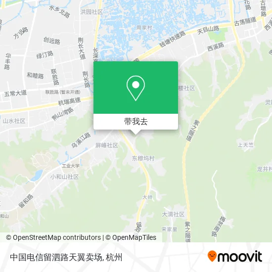 中国电信留泗路天翼卖场地图