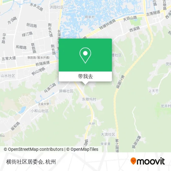 横街社区居委会地图