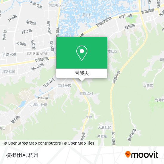 横街社区地图