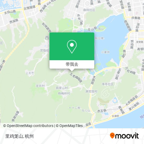 里鸡笼山地图