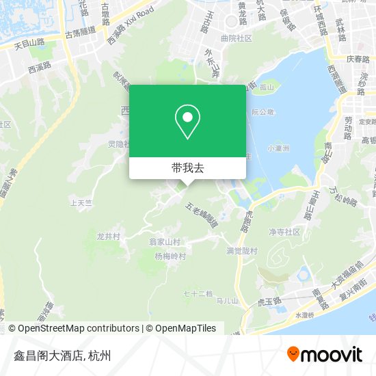 鑫昌阁大酒店地图
