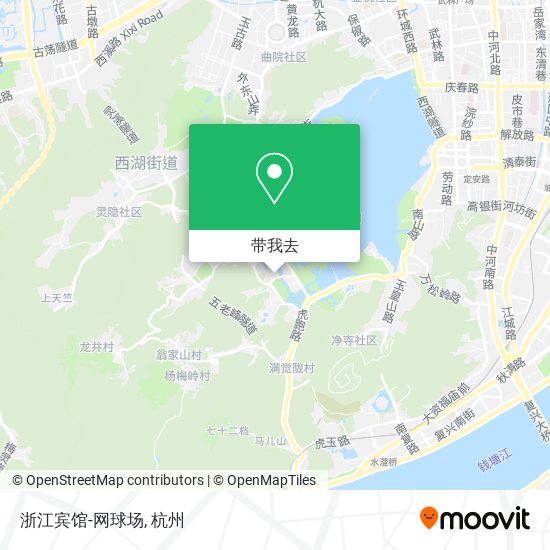 浙江宾馆-网球场地图