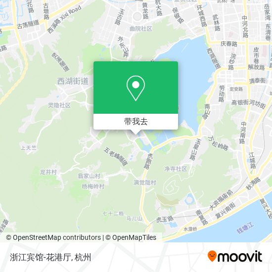 浙江宾馆-花港厅地图