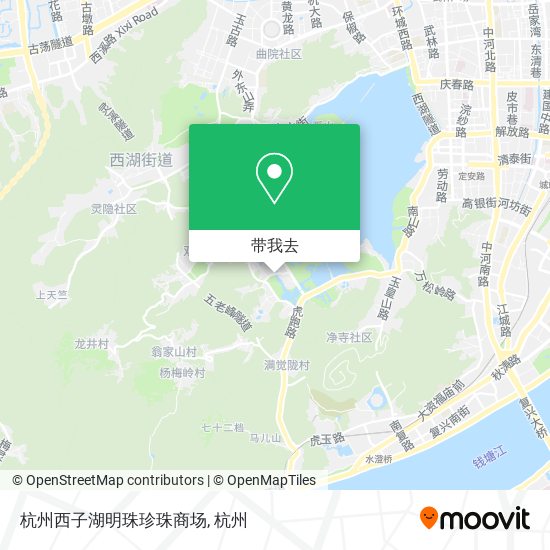 杭州西子湖明珠珍珠商场地图