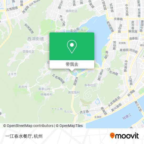 一江春水餐厅地图
