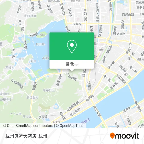 杭州凤涛大酒店地图