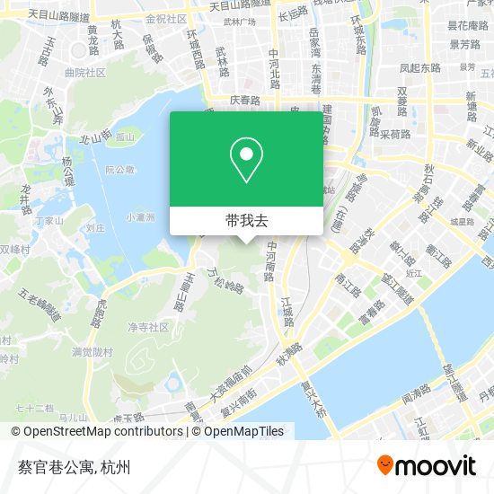 蔡官巷公寓地图