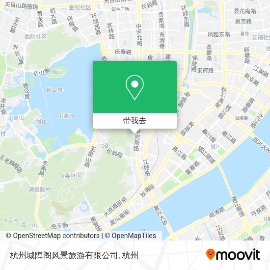 杭州城隍阁风景旅游有限公司地图