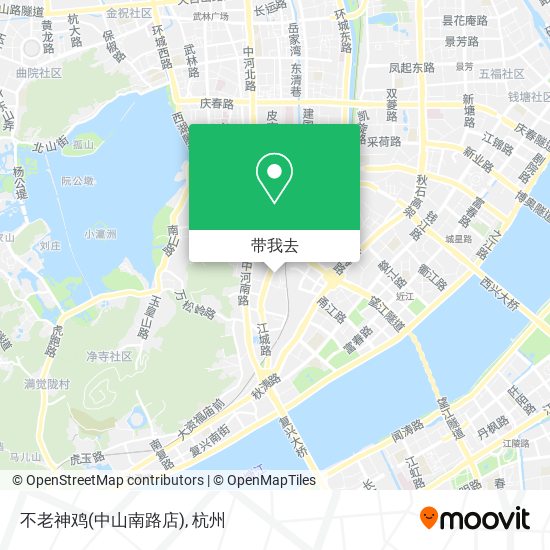 不老神鸡(中山南路店)地图