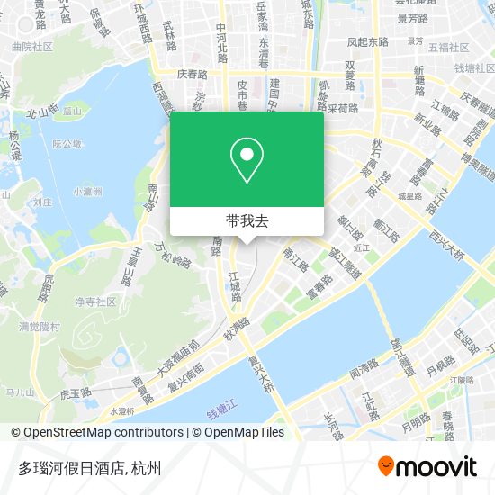 多瑙河假日酒店地图