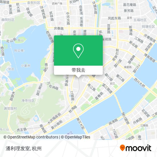 潘利理发室地图