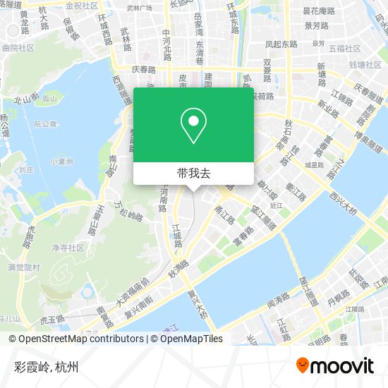 彩霞岭地图