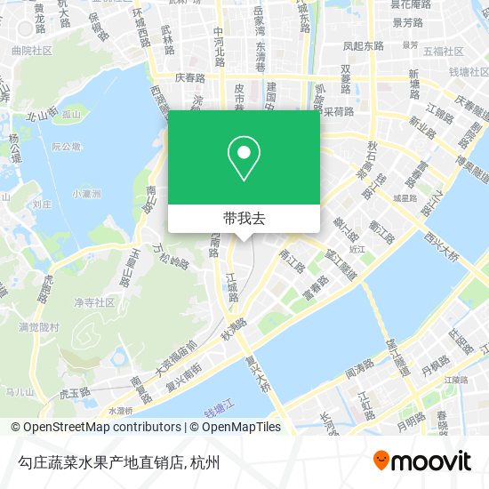 勾庄蔬菜水果产地直销店地图