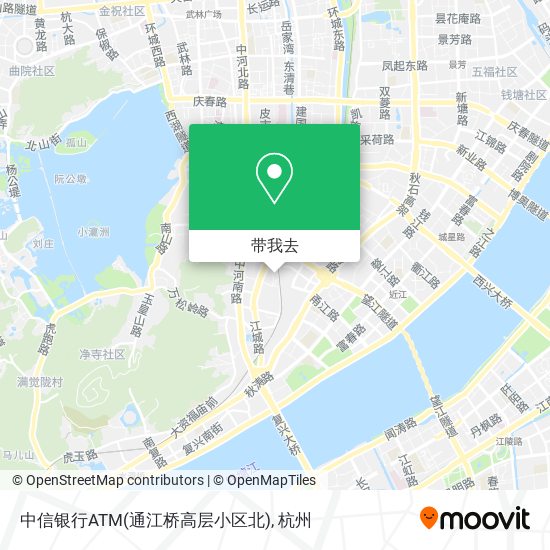 中信银行ATM(通江桥高层小区北)地图