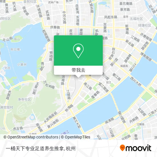 一桶天下专业足道养生推拿地图
