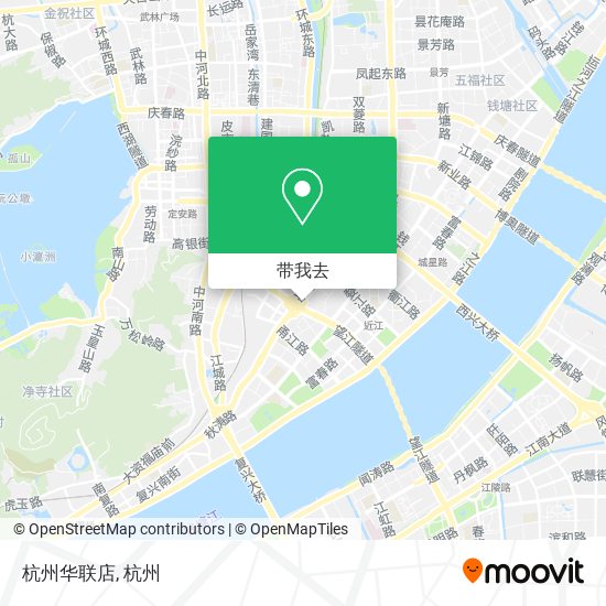杭州华联店地图