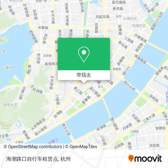 海潮路口自行车租赁点地图