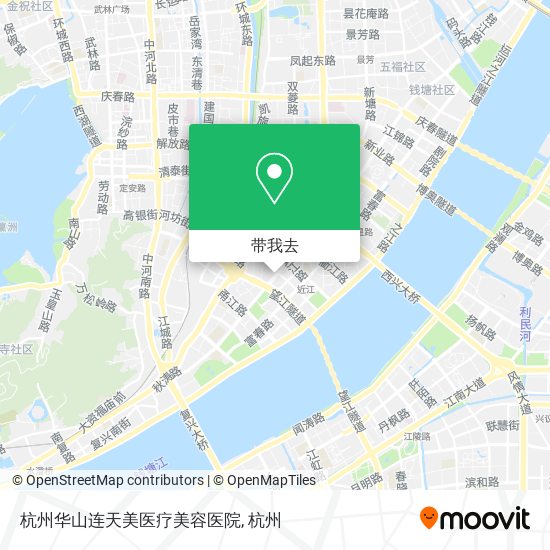 杭州华山连天美医疗美容医院地图