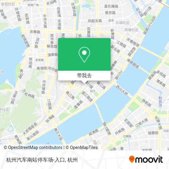 杭州汽车南站停车场-入口地图