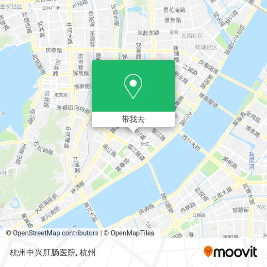 杭州中兴肛肠医院地图