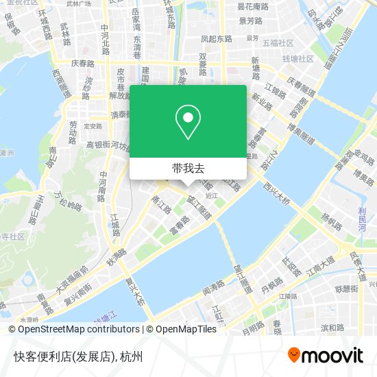 快客便利店(发展店)地图