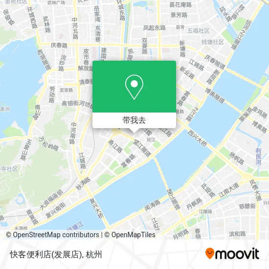 快客便利店(发展店)地图