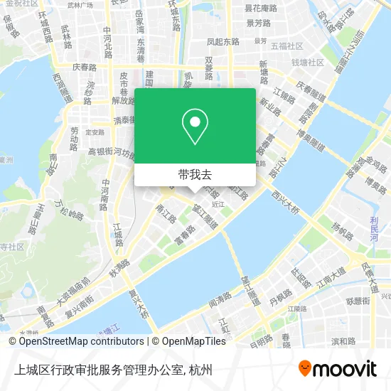 上城区行政审批服务管理办公室地图