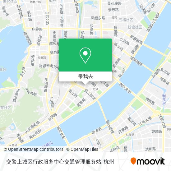 交警上城区行政服务中心交通管理服务站地图
