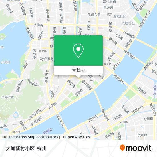 大通新村小区地图