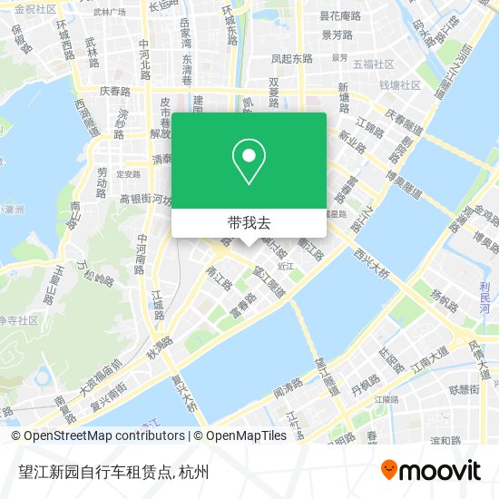 望江新园自行车租赁点地图