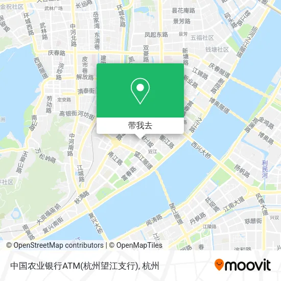 中国农业银行ATM(杭州望江支行)地图