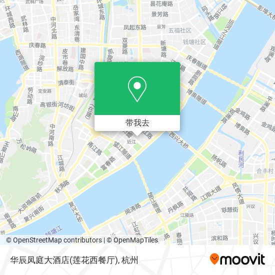 华辰凤庭大酒店(莲花西餐厅)地图