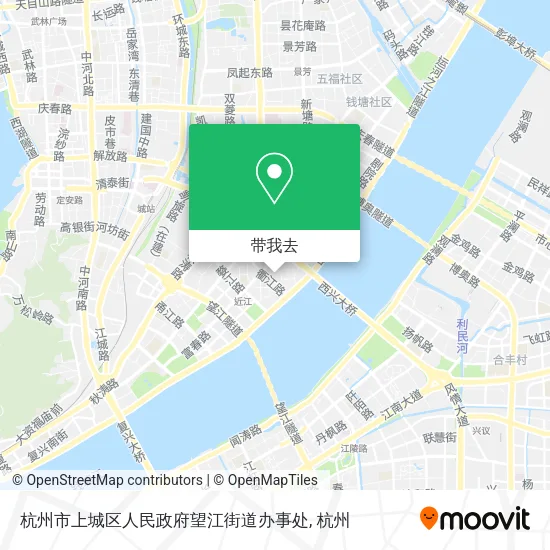 杭州市上城区人民政府望江街道办事处地图