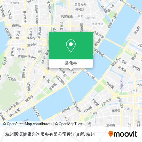 杭州医源健康咨询服务有限公司近江诊所地图