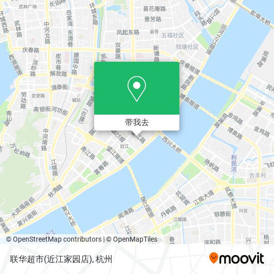 联华超市(近江家园店)地图