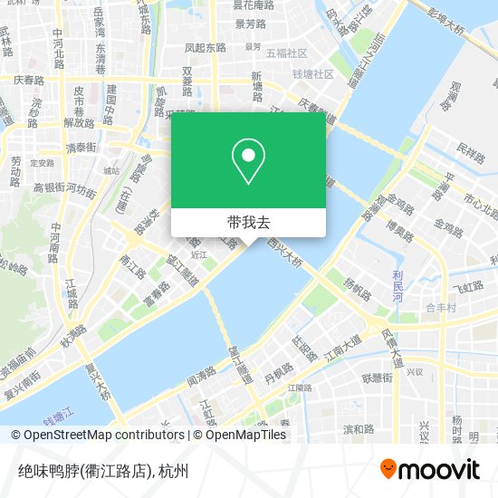 绝味鸭脖(衢江路店)地图