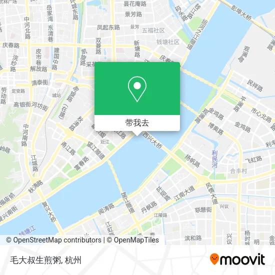 毛大叔生煎粥地图