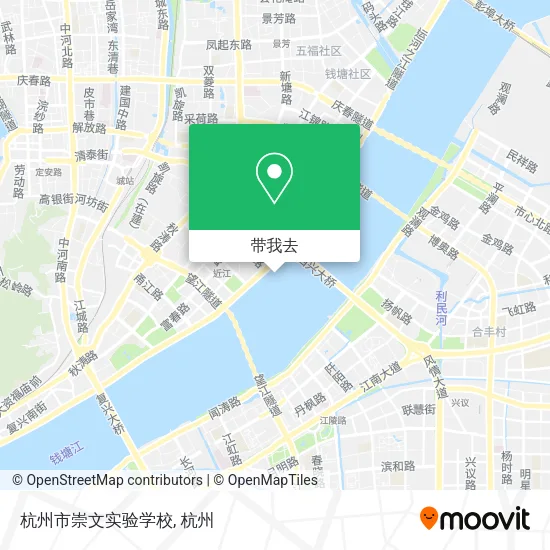杭州市崇文实验学校地图