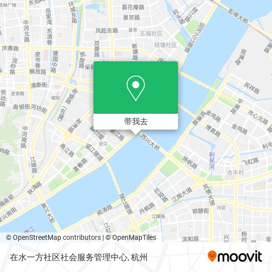 在水一方社区社会服务管理中心地图