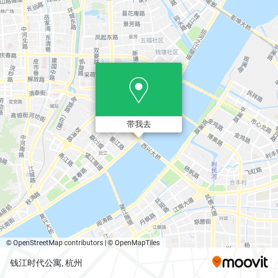 钱江时代公寓地图
