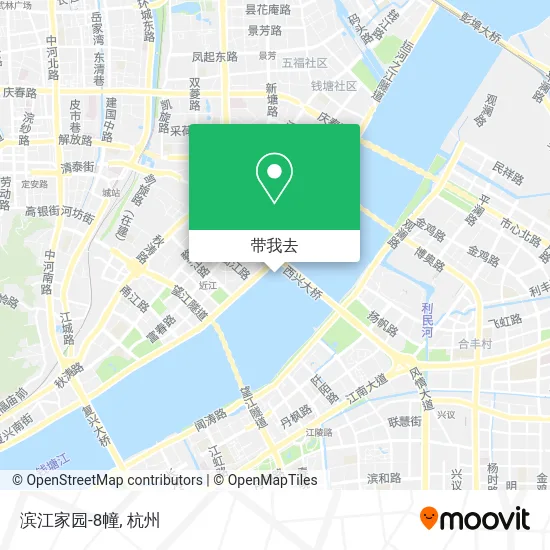 滨江家园-8幢地图