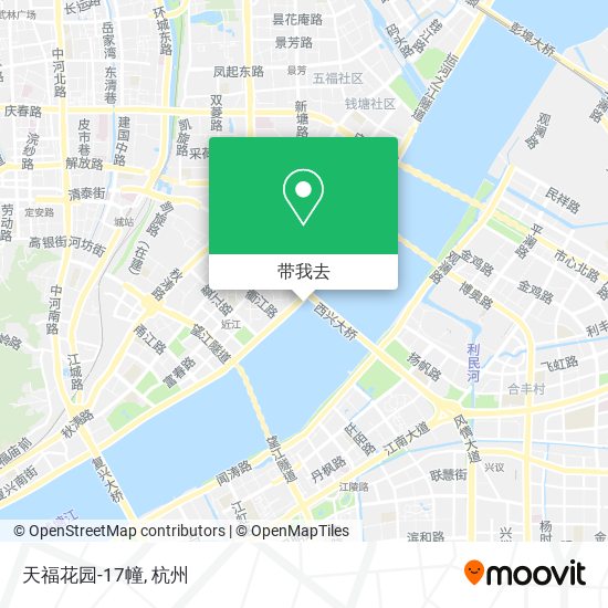 天福花园-17幢地图