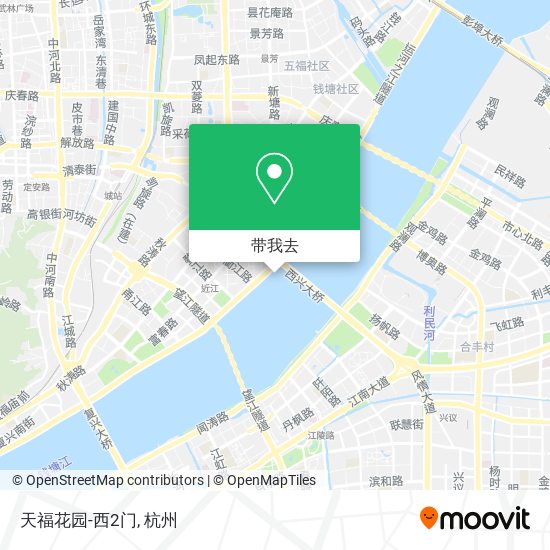 天福花园-西2门地图