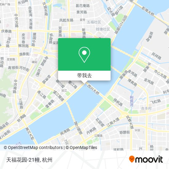 天福花园-21幢地图